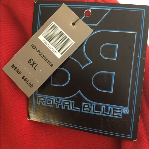 Royal Blue Men’s Cargo Sweatpants - Size 6X - NWT.   6 - Picture 4 of 5